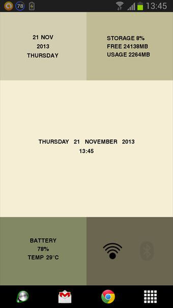 Androidのホームをオシャレに機能的にするアプリ Widgethome