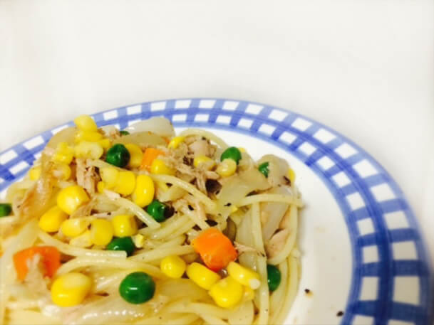 パスタ完成