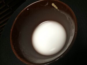 水で溶いた片栗粉