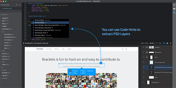 高機能なのに軽くて高機能な無料エディター『Brackets』は作業が捗る！
