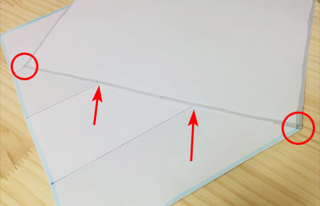 も手紙も三つ折りを綺麗 簡単にする方法 図解 イズクル