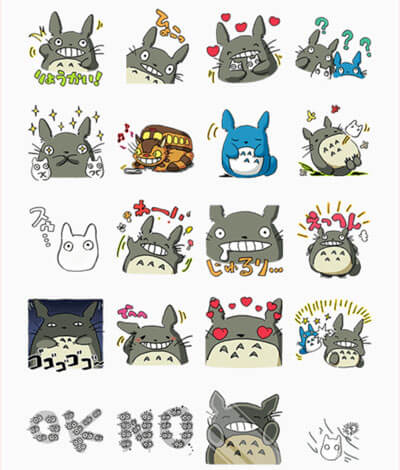 となりのトトロ の公式lineスタンプが出たー Iscle イズクル