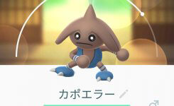 バルキーをカポエラーに進化させる