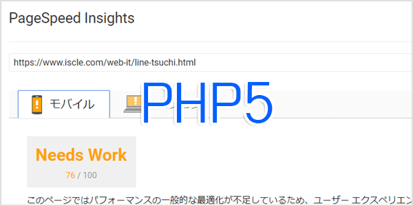 PageSpeed Insights-php5