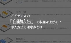 アドセンスの「自動広告」は収益性が上がる？導入方法と注意点