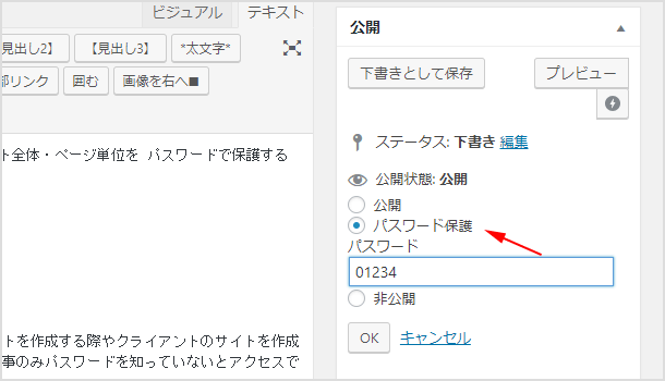 パスワードを入力する