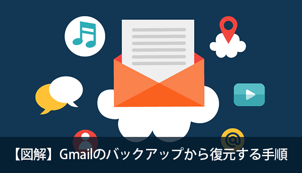 【図解】Gmailのバックアップから復元する手順