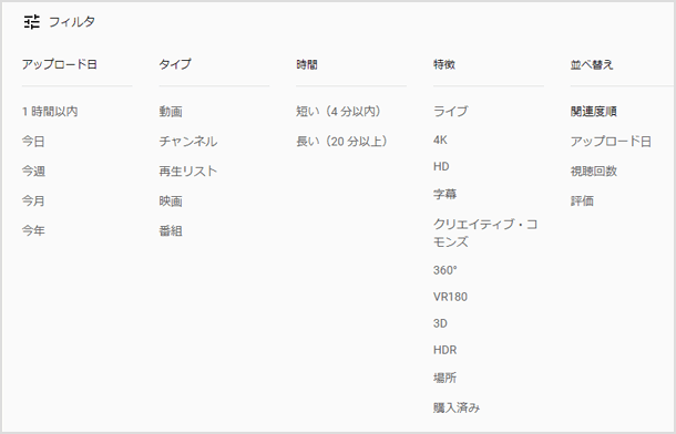 Youtubeで投稿日順など並び替え 絞り込みで動画検索する方法 イズクル