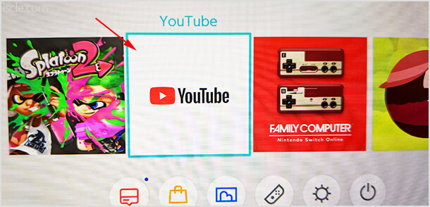 ニンテンドースイッチで YouTube を視聴する