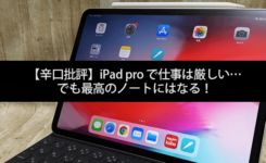 【辛口批評】iPad pro で仕事は厳しい…でも最高のノートにはなる！