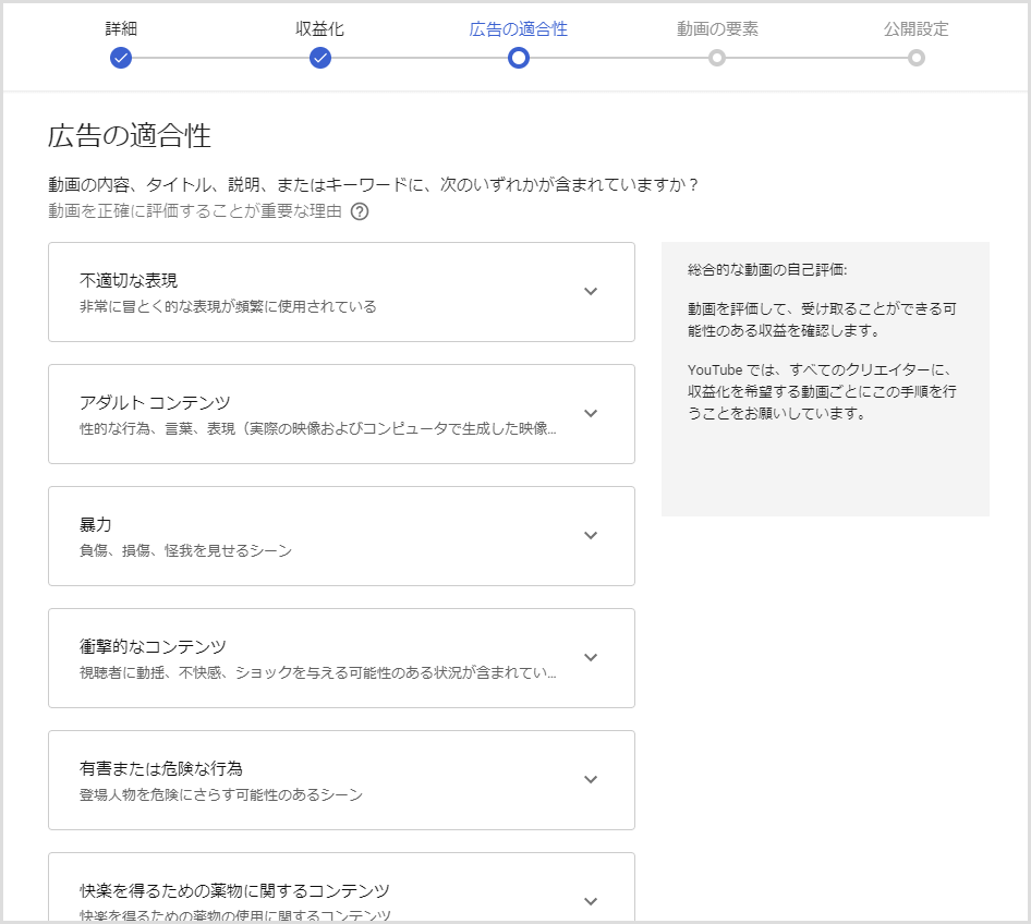 広告の適合性