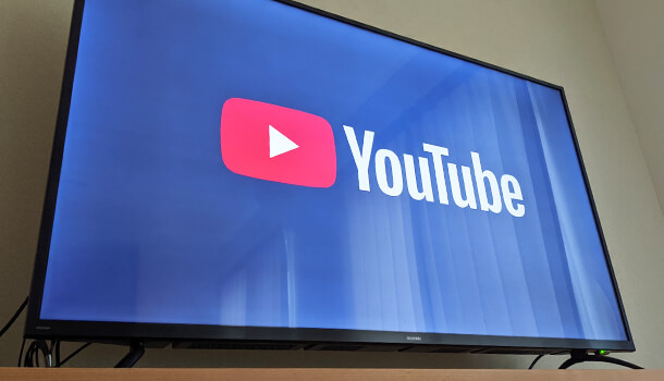 YouTube 対応テレビで観る