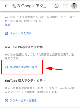 高評価と低評価を表示