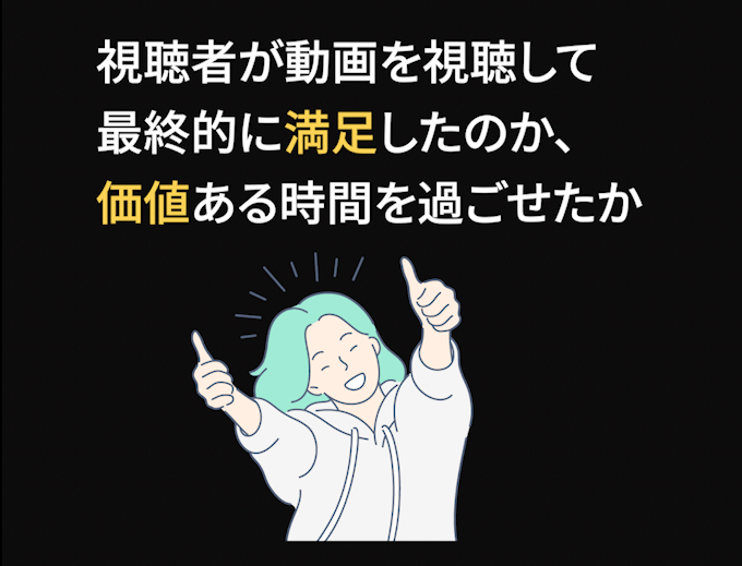 視聴者が満足したか