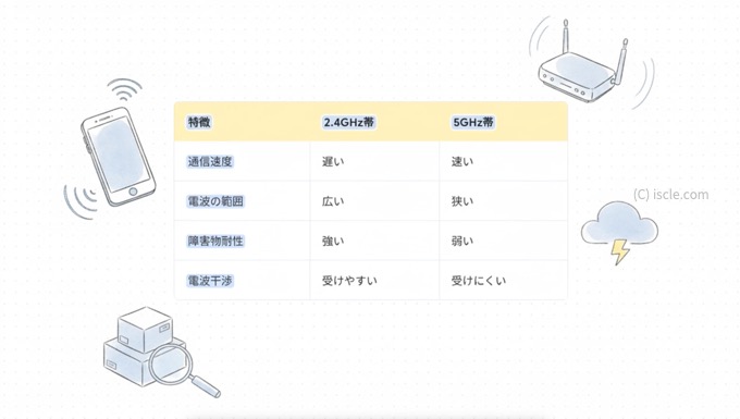 Wi-Fi の周波数帯