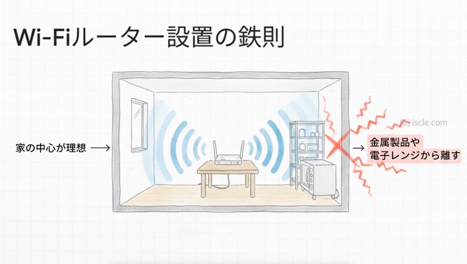 Wi-Fi の設置場所