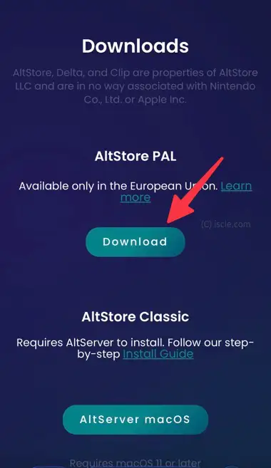 AltStore PAL