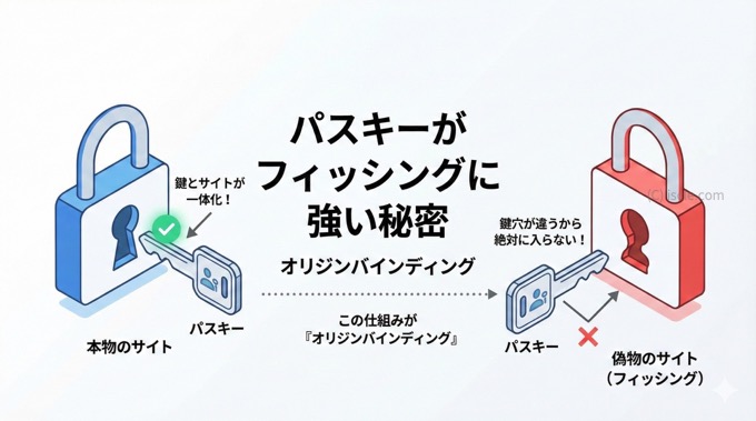 パスキーがフィッシングに強い理由