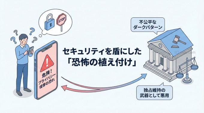 セキュリティを盾にした「恐怖の植え付け」