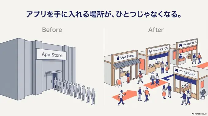 アプリ購入先の選択肢と価格競争