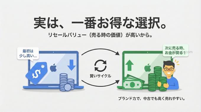 Macはリセールバリューが良い