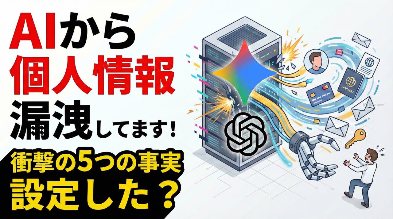 知らないと危険！ AI が本当に怖い理由5つ（ ChatGPT / Gemini ）