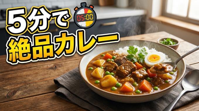 カレーのサムネイルの例