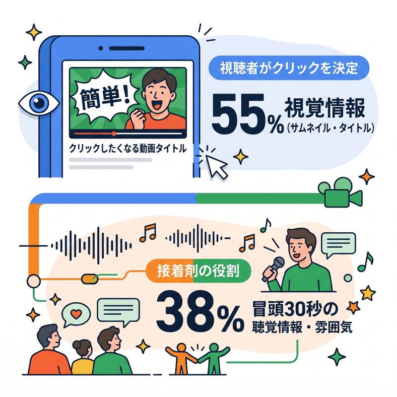 YouTube における「メラビアンの法則」