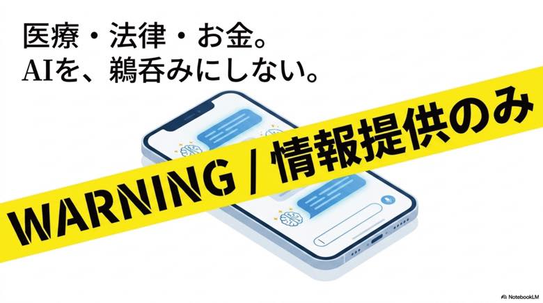 AI 情報を信じすぎないで！