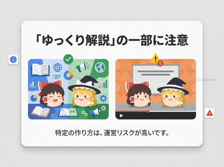 ここで危ないフォーマット:「ゆっくり解説」