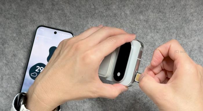 物理 SIM を差し替える