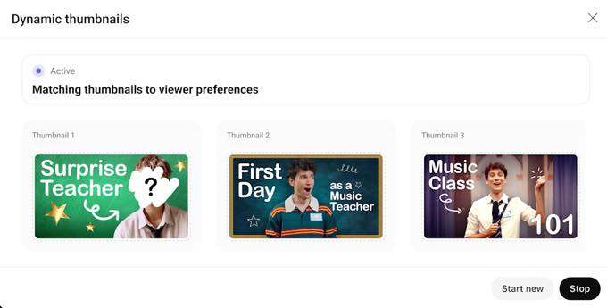  YouTube ダイナミックサムネイル